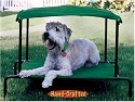 PWBB101 - Breezy Canopy Outdoor Dog Bed Green Large 42 x 30
