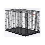 MidWest Life Stages Single Door BLACK Dog Crate (XXLARGE) 42-inch