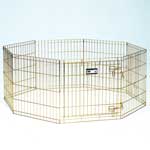 540-24 Midwest Gold Exercise Pen for Dogs 24