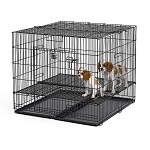 236-10 - Midwest Puppy Playpen 37Lx36Wx32H w/Plastic Pans 1-inch floor