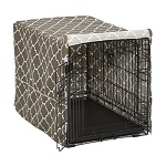 CVR24T-BR - Midwest 24-inch Brown Defender Covella Dog Crate Cover