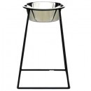 RSB4 - Tall Unique Pyramid Raised Elevated Dog Dish Water Bowls Feeders Stands