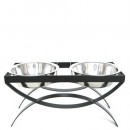 Seesaw Raised Double Diner Dog Dish Water Bowls Feeders